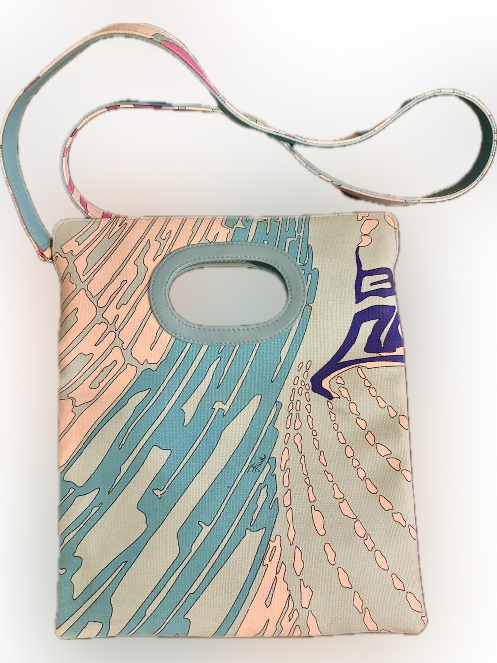 Vintage Emilio Pucci Abstract Print Mini Bag Y2K